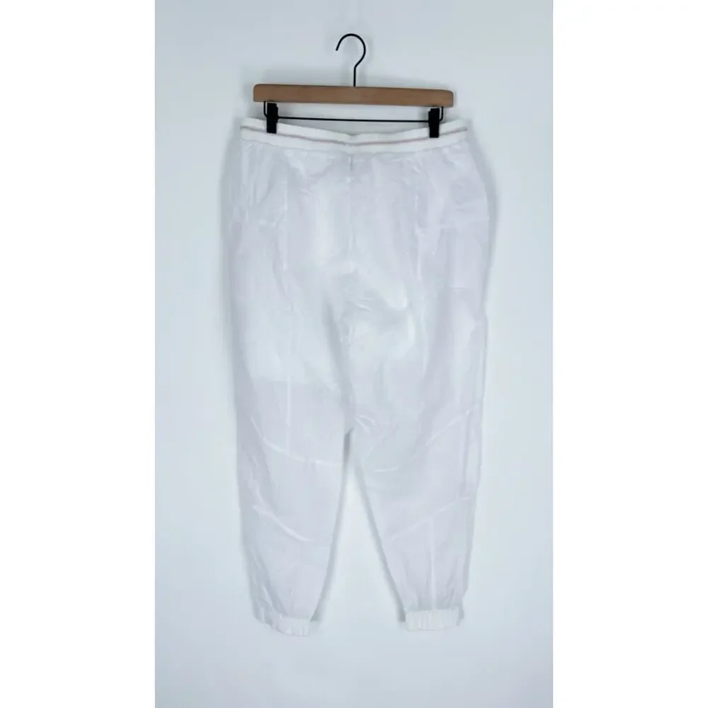 Gymshark Pulse Woven Jogger Pants Womens Size Large White B1A9F New Pink Track